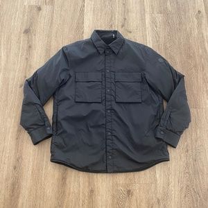 Moncler Black Jacket with Sherpa Lining